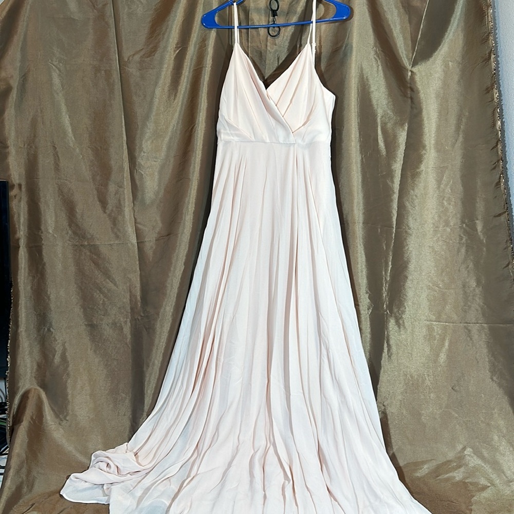 Lulus Blush Pink Spaghetti Strap Maxi Dress